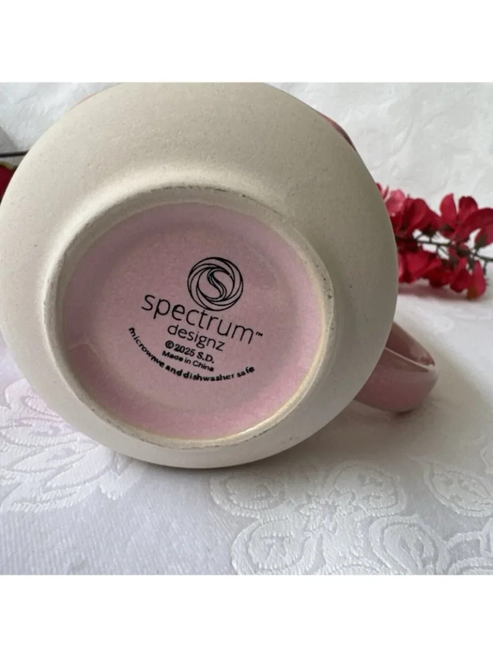 Spectrum Design Pink Ceramic 17 oz Love Hearts I Heart You Coffee Mug Nordstrom